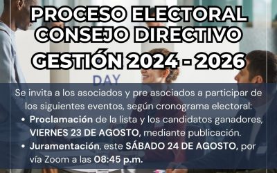 PROCESO ELECTORAL CONSEJO DIRECTIVO 2024 – 2026